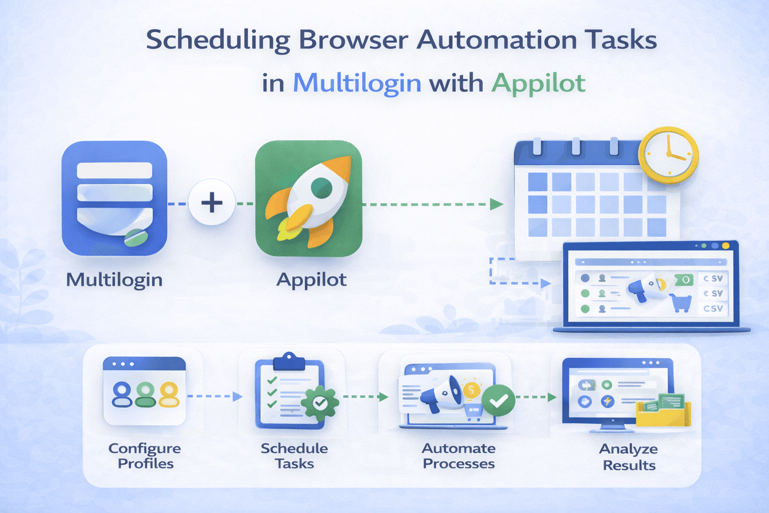 Scheduling Browser Automation Tasks in Multilogin with Appilot