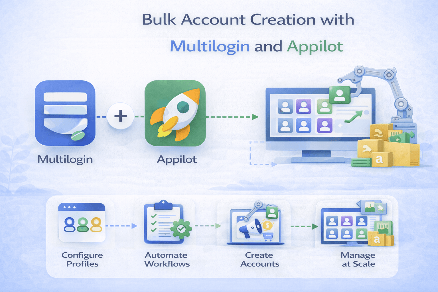 Bulk Account Creation with Multilogin and Appilot