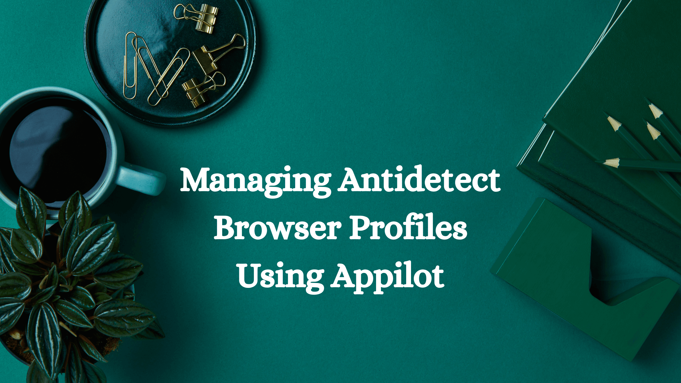 Managing Antidetect Browser Profiles Using Appilot
