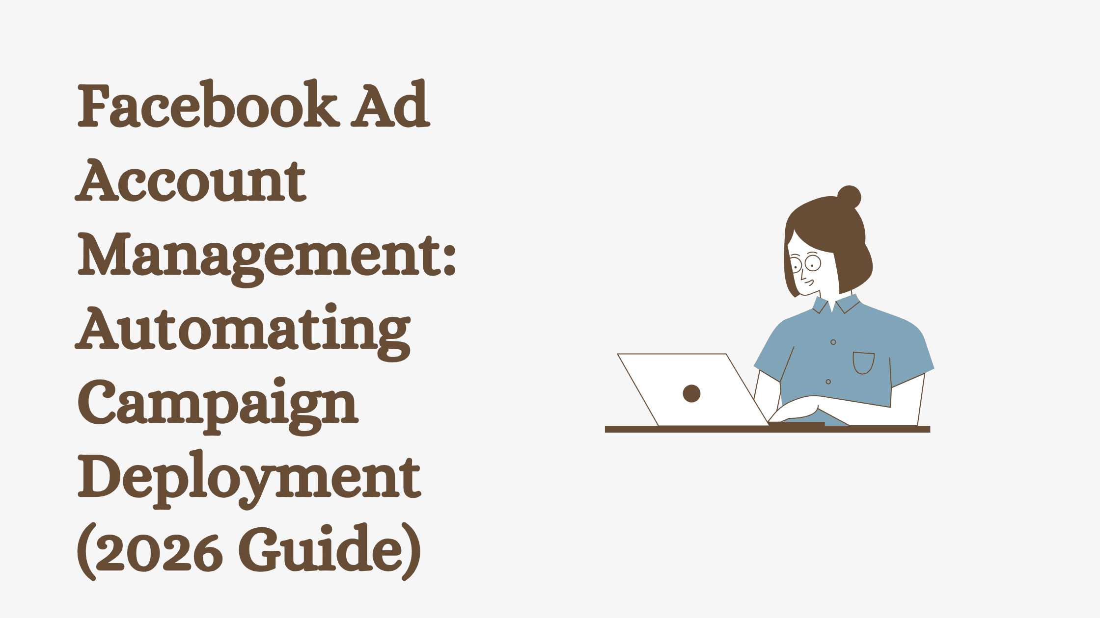 Facebook Ad Account Management: Automating Campaign Deployment (2026 Guide)