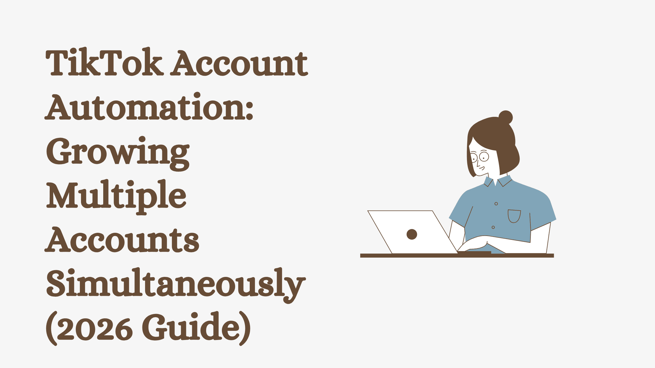 TikTok Account Automation: Growing Multiple Accounts Simultaneously (2026 Guide)