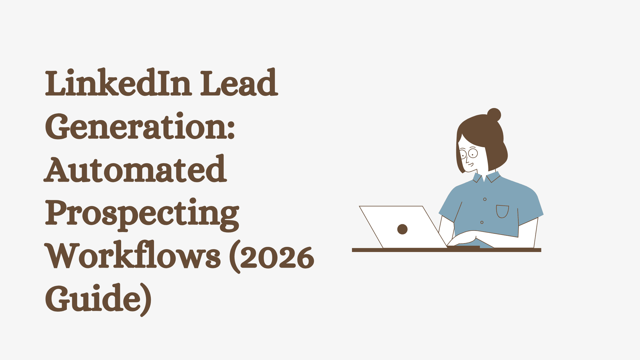 LinkedIn Lead Generation: Automated Prospecting Workflows (2026 Guide)