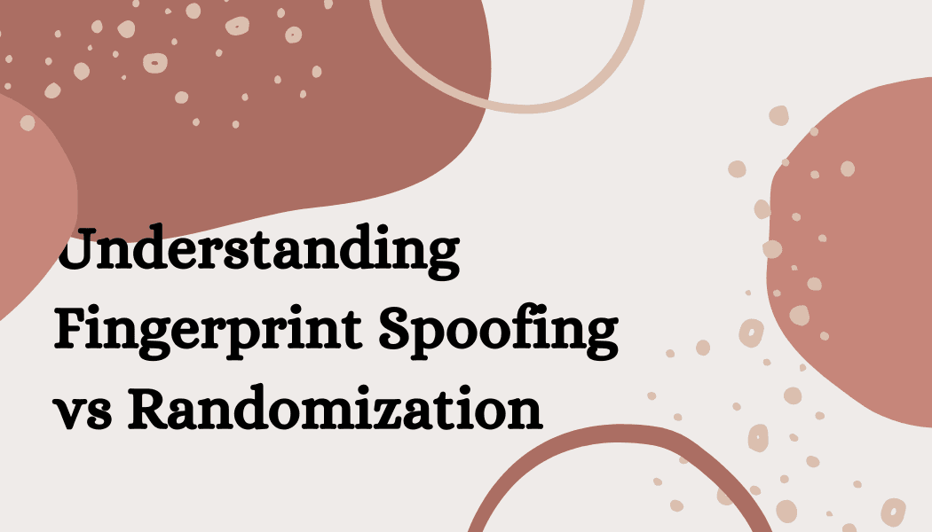 Understanding Fingerprint Spoofing vs Randomization