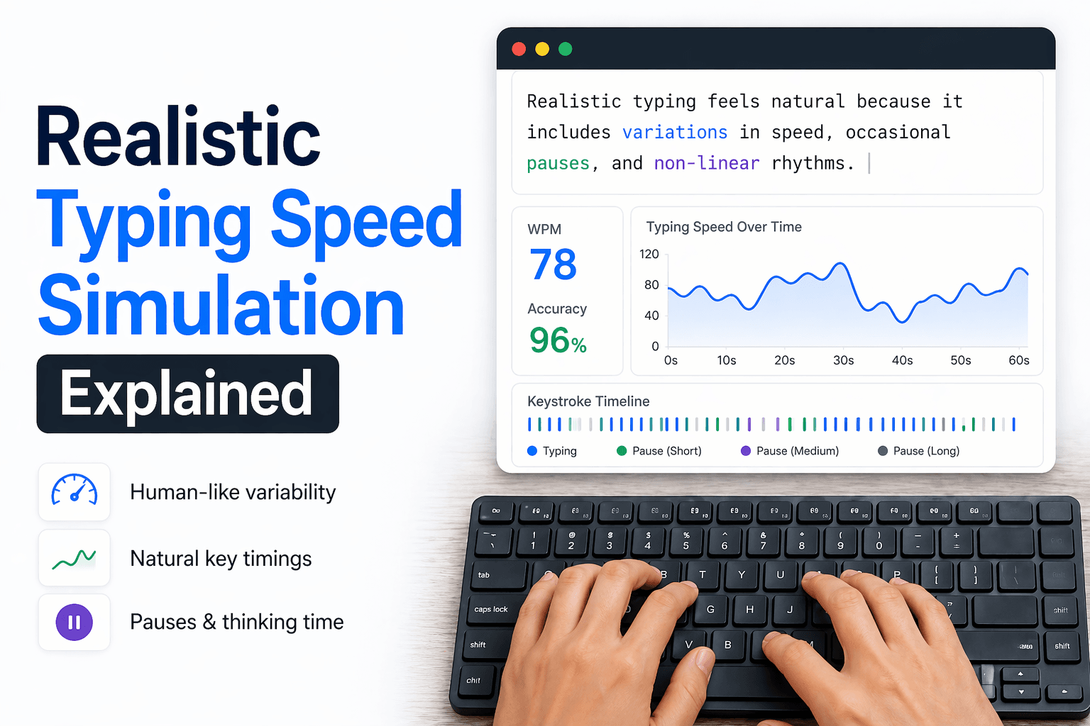 Realistic Typing Speed Simulation Explained