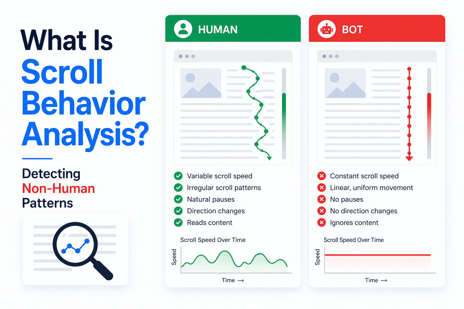 What Is Scroll Behavior Analysis? Detecting Non-Human Patterns