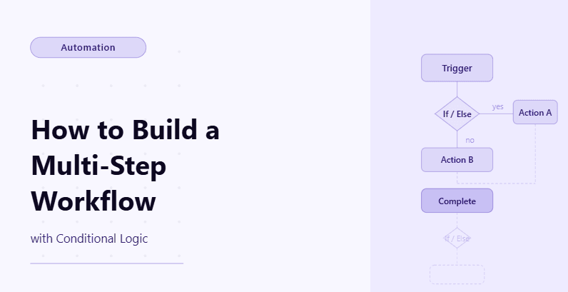 How to Build a Multi-Step Automation Workflow with Conditional Logic