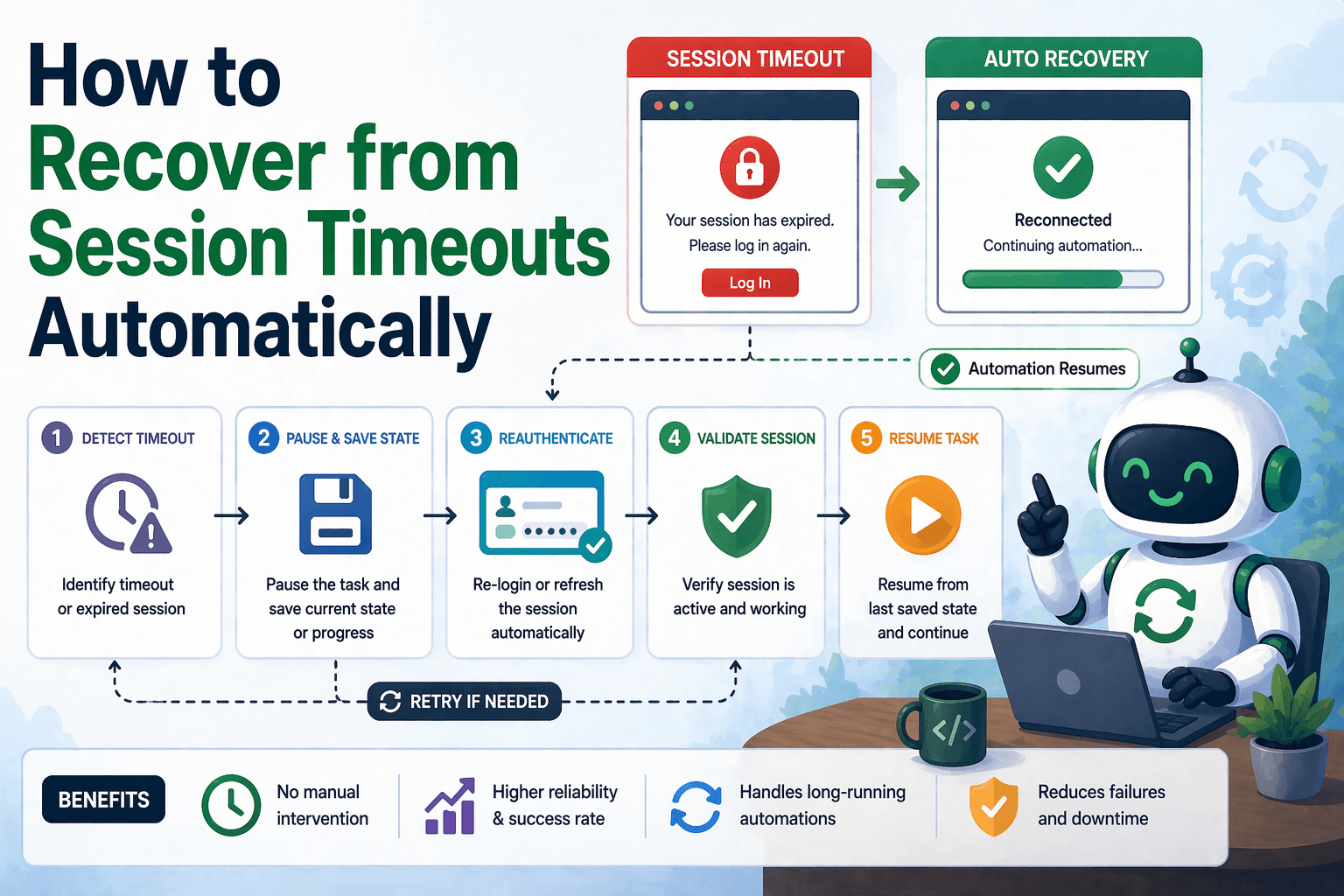 How to Recover from Session Timeouts Automatically