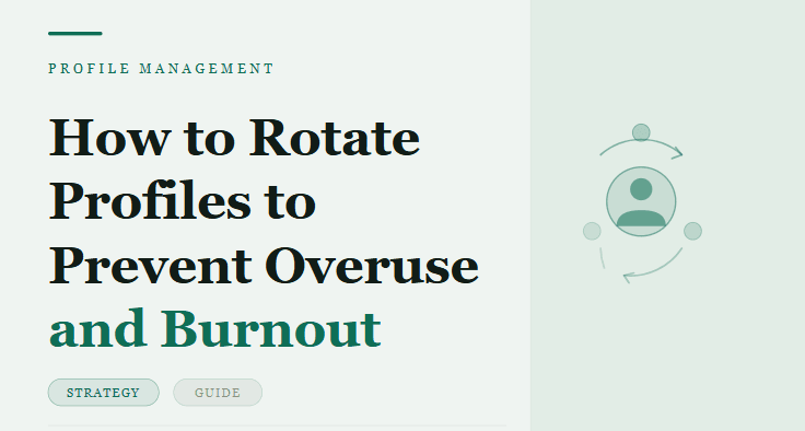 How to Rotate Profiles to Prevent Overuse and Burnout
