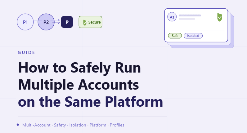 How to Safely Run Multiple Accounts on the Same Platform