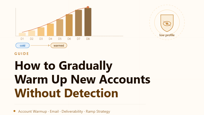 How to Gradually Warm Up New Accounts Without Detection