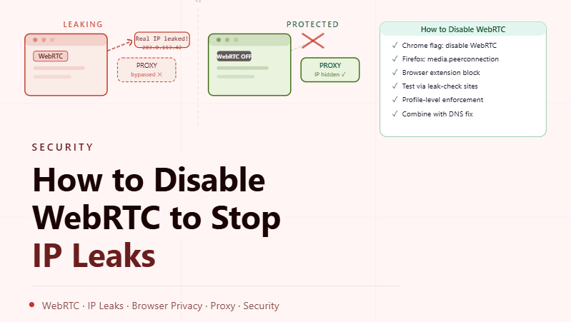 How to Disable WebRTC to Stop IP Leaks