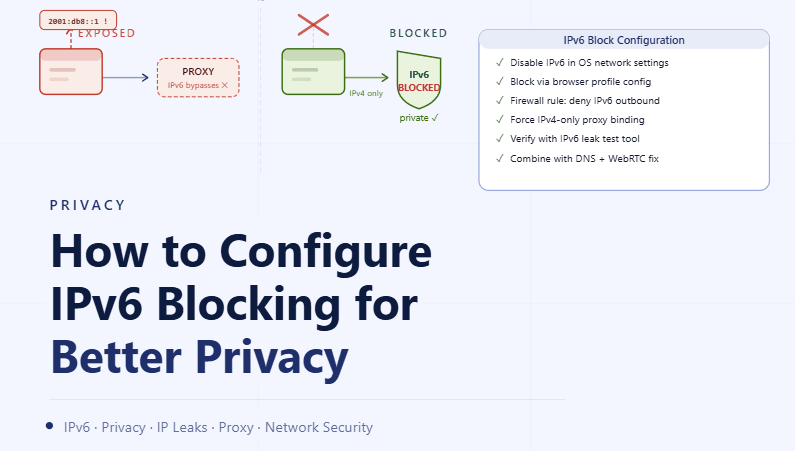 How to Configure IPv6 Blocking for Better Privacy