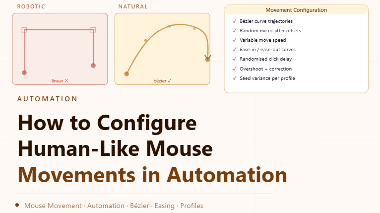 How to Configure Human-Like Mouse Movements in Automation