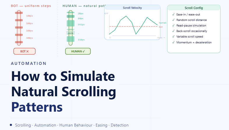 How to Simulate Natural Scrolling Patterns