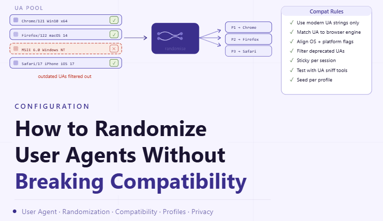 How to Randomize User Agents Without Breaking Compatibility