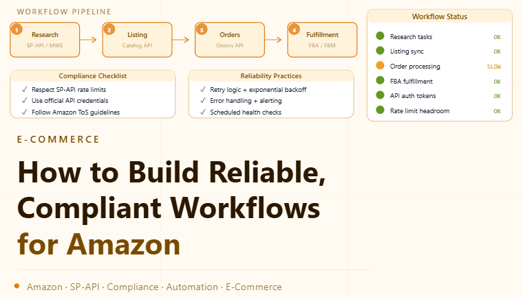 How to Build Reliable, Compliant Workflows for Amazon