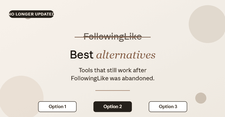 Best Alternatives to FollowingLike After It Stopped Being Updated