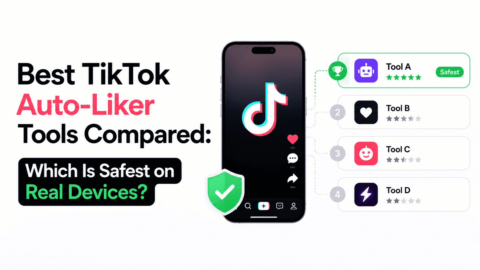 Best TikTok Auto-Liker Tools Compared: Which Is Safest on Real Devices?