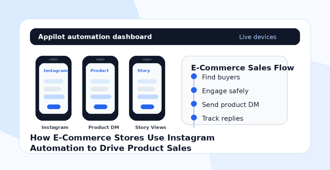 How E-Commerce Stores Use Instagram Automation to Drive Product Sales