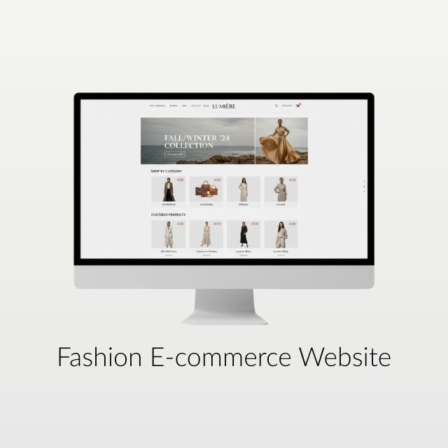 Clothing E-commerce Website Design