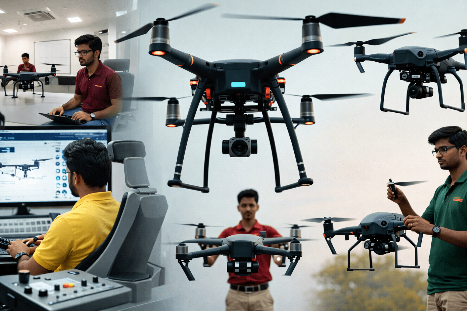 Structured drone training programmes