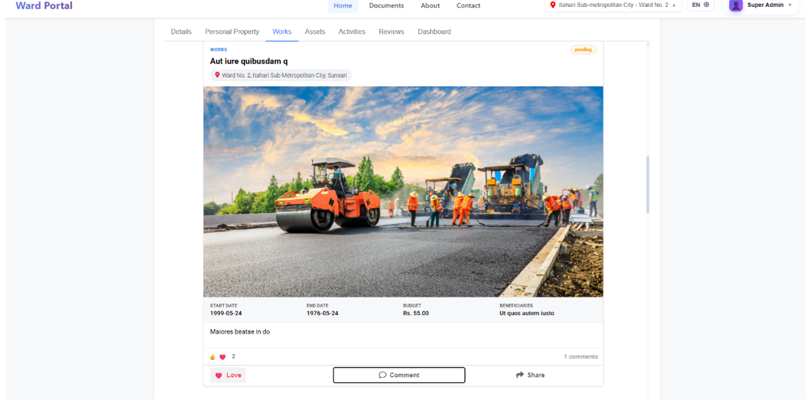 Wada Portal – screenshot 2