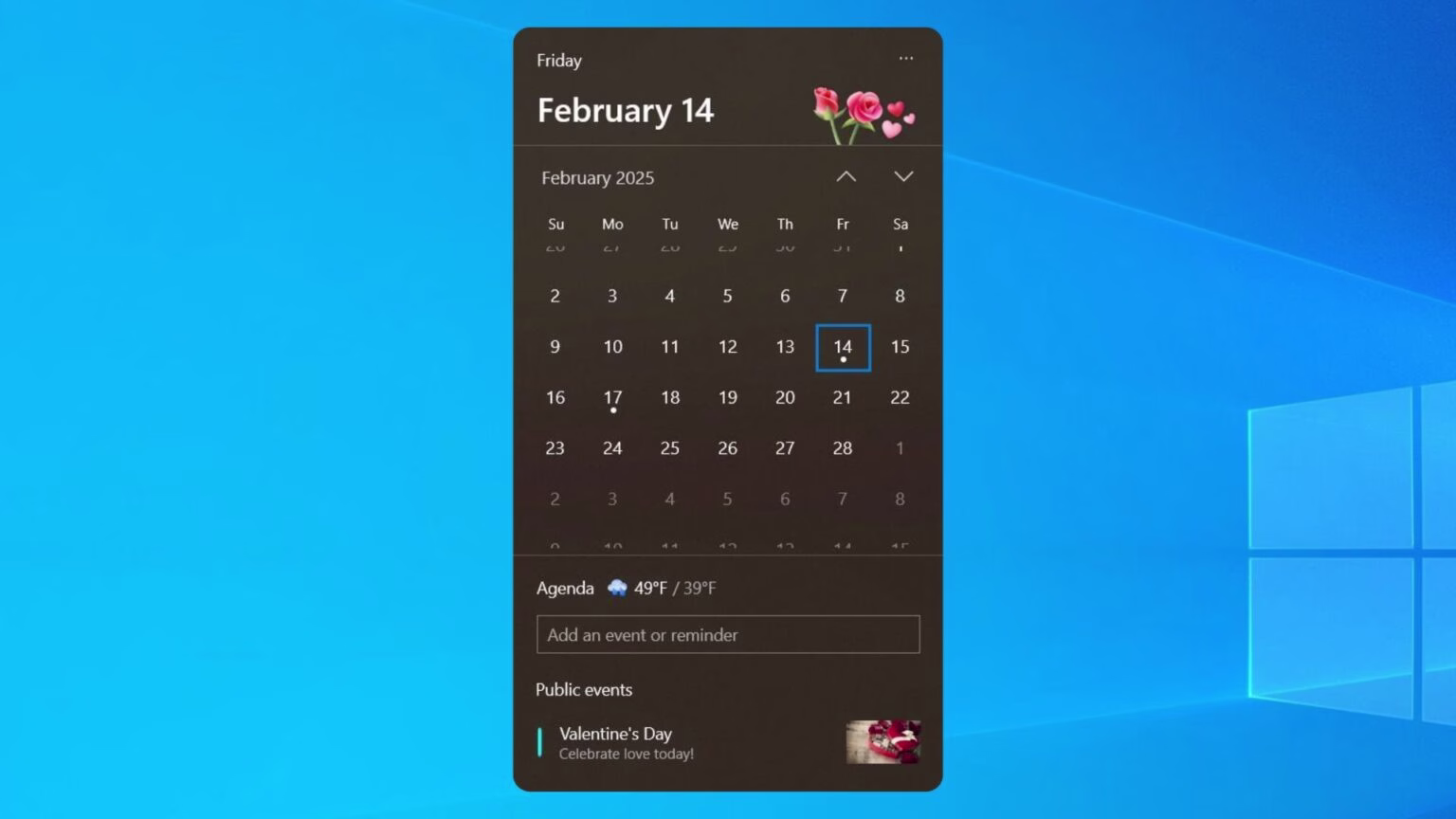 Windows 11 Gets a Calendar Clock Upgrade
