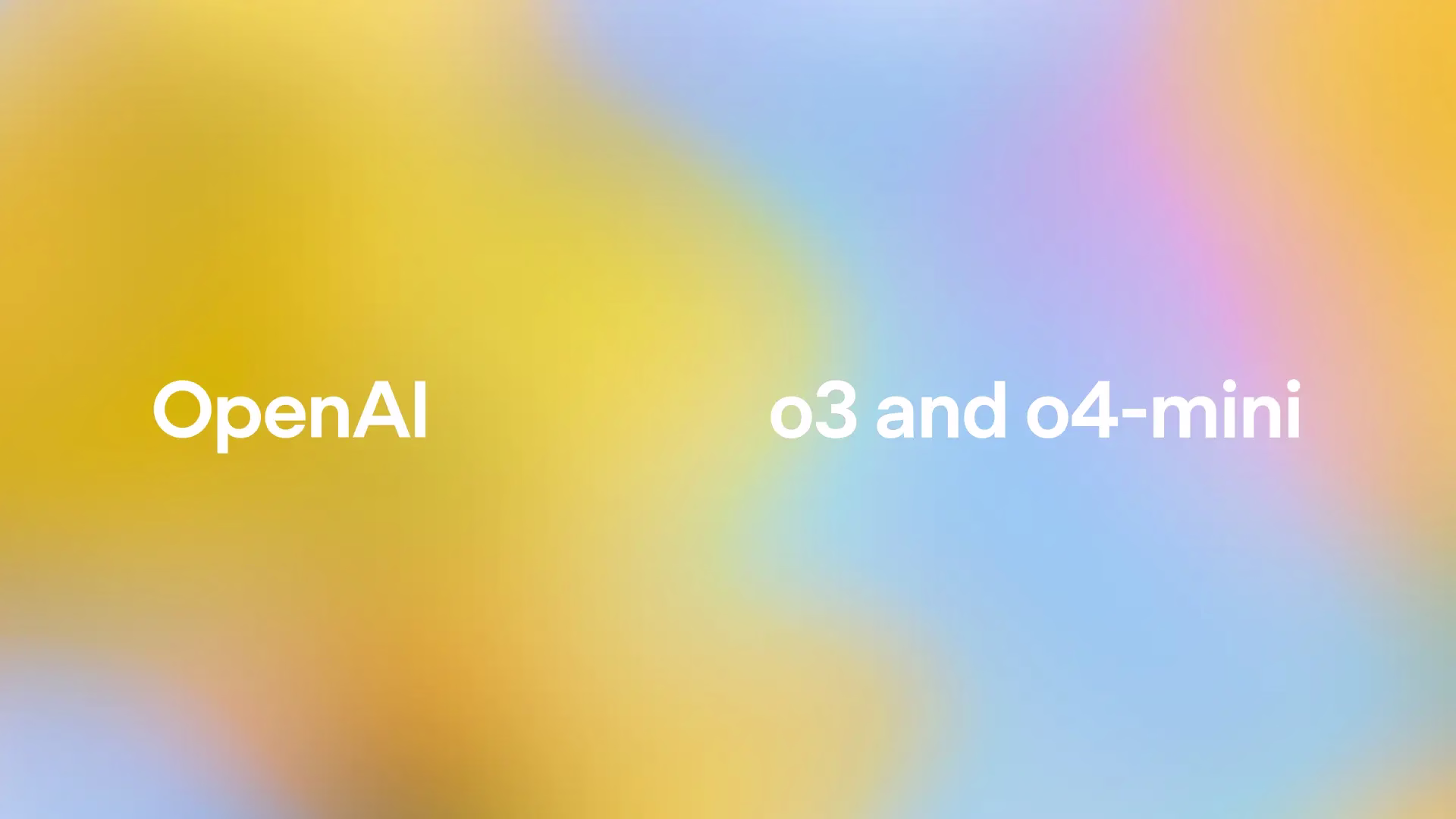 OpenAI Unveils o3 and o4-mini