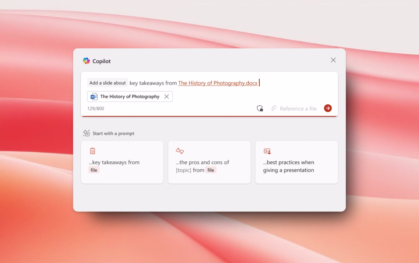 Copilot Creates PowerPoint Slides From Docs
