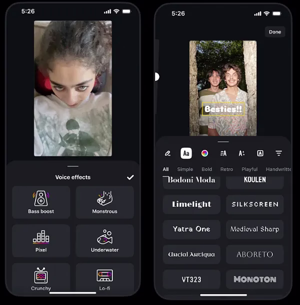 Instagram Edits App Gets First Major Update: More Fonts, Voice Effects & Smoother Editing