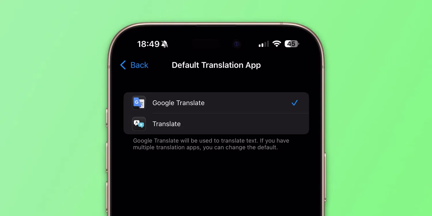 Finally! Setting Google Translate as Your Default on iOS