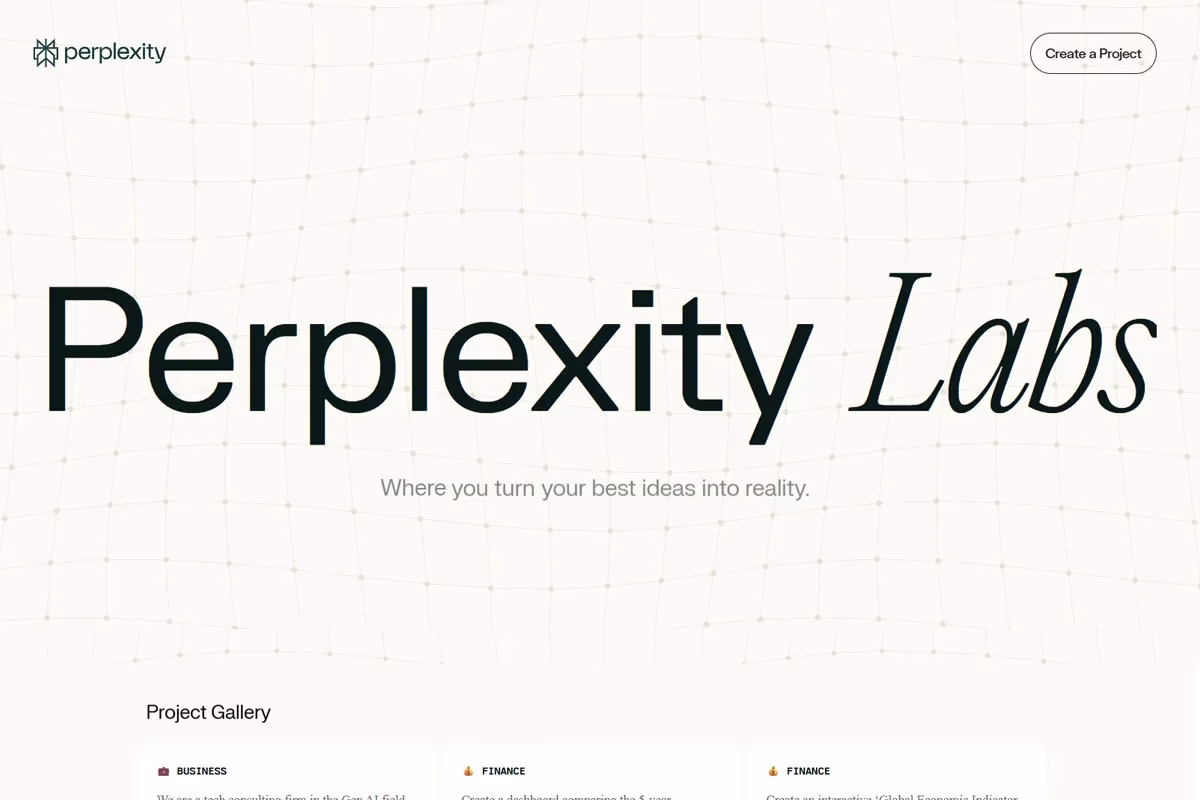 Perplexity Labs Transforms AI Search into Actionable Reports and Web Apps