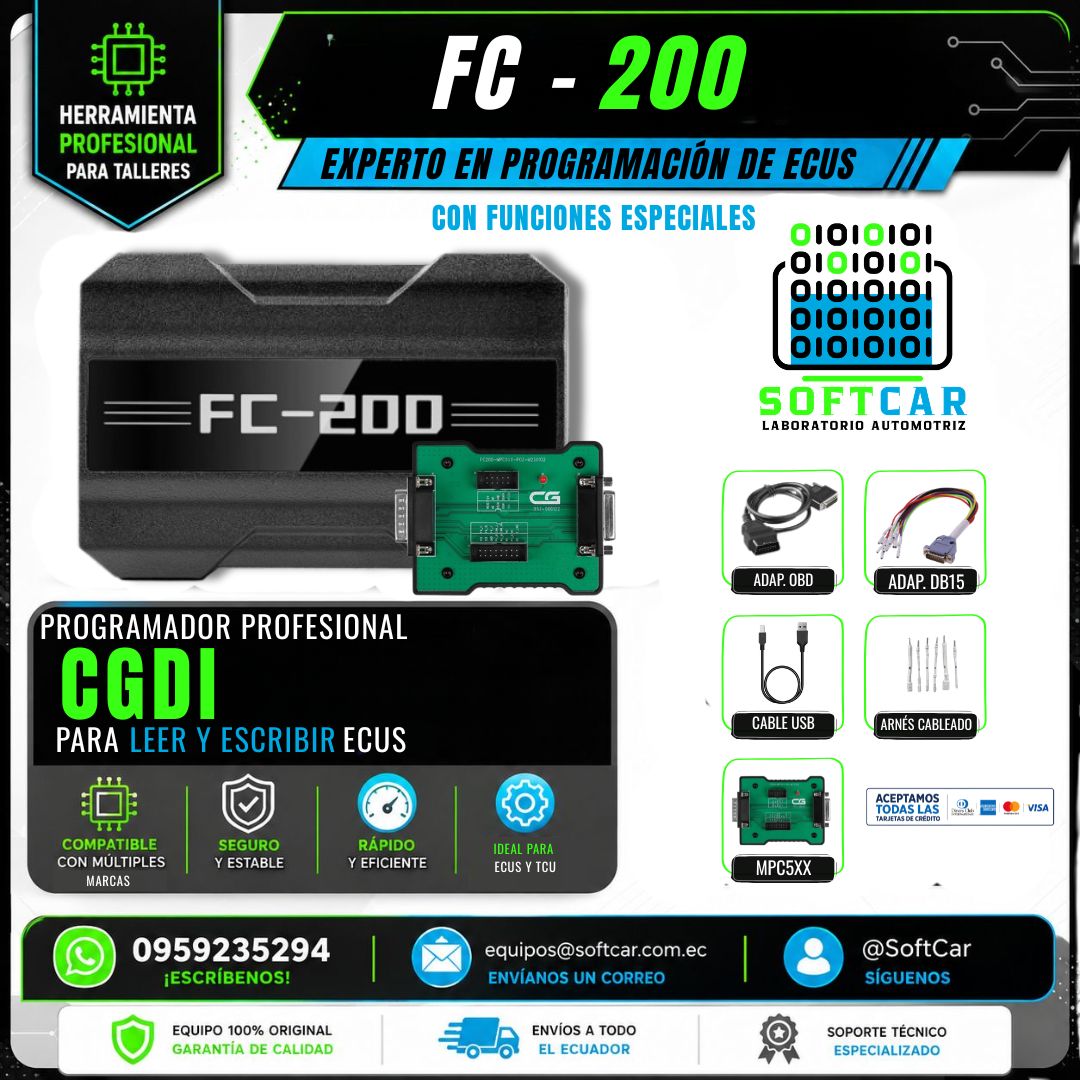 CGDI FC200 ECU Programmer - Vista 1