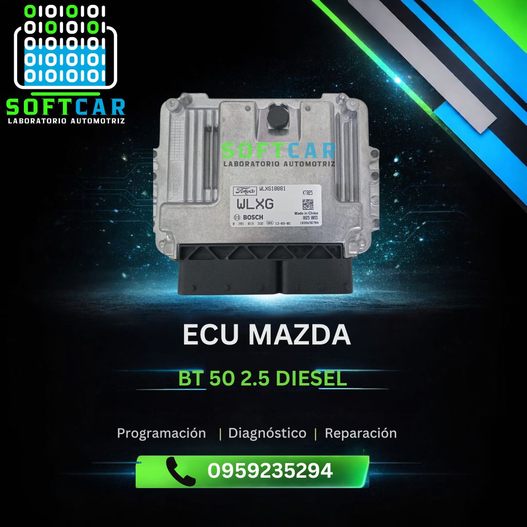 ECU MAZDA BT 50 2.5 DIESEL - Vista 1