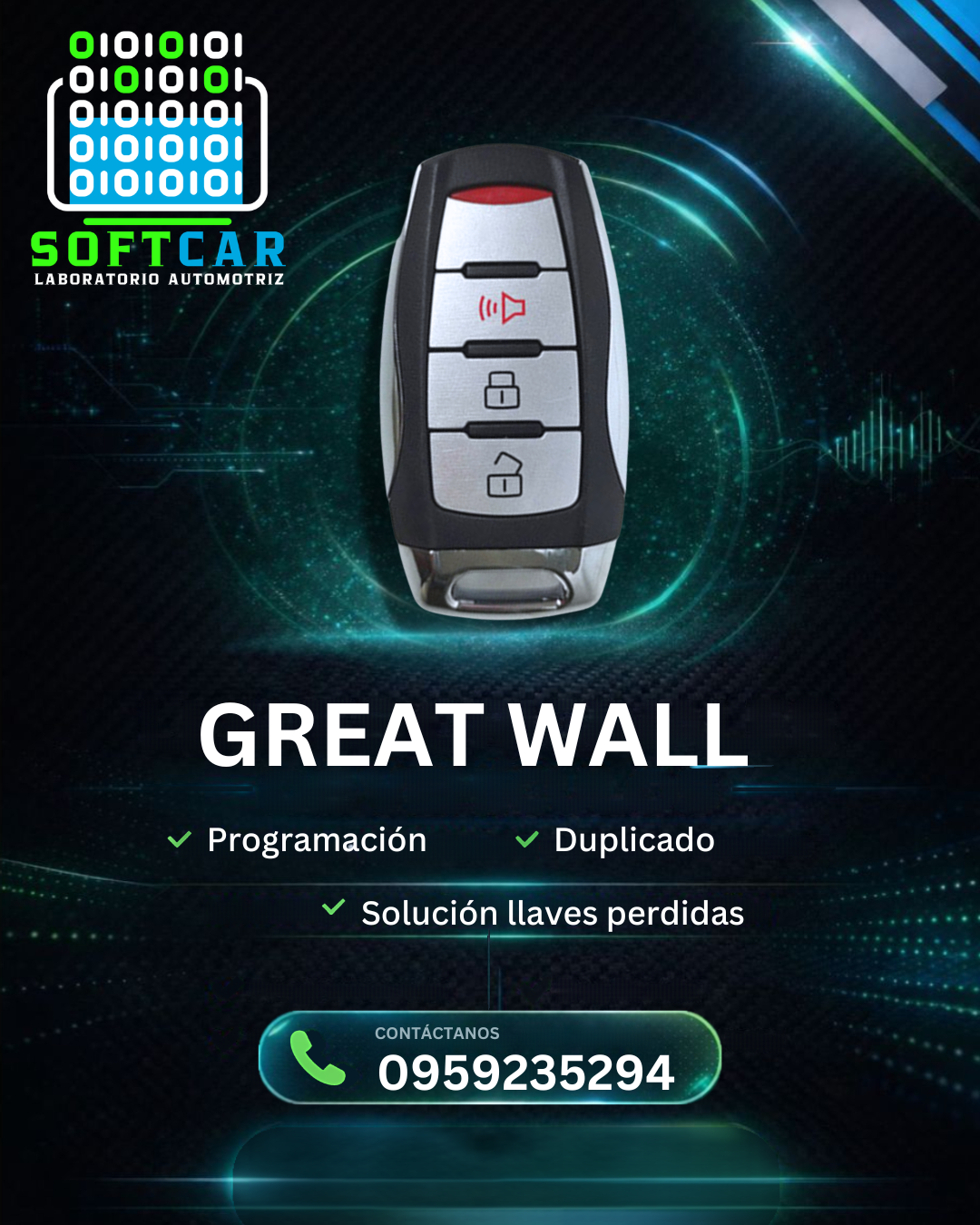 SMART KEY GREAT WALL - Vista 1