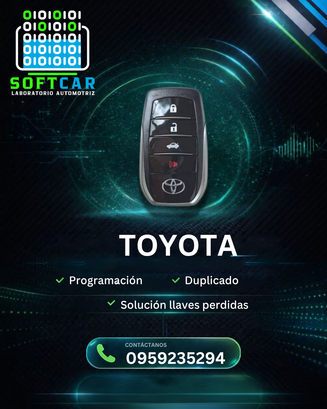SMART KEY TOYOTA  - Vista 1