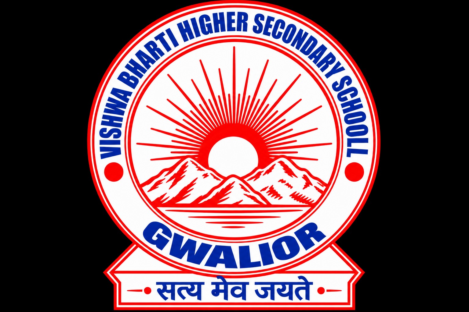Vishwa Bharti Higher Secondary School Logo