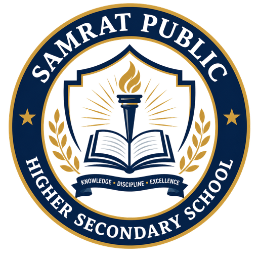 Samrat Public Higher Secondary School Logo