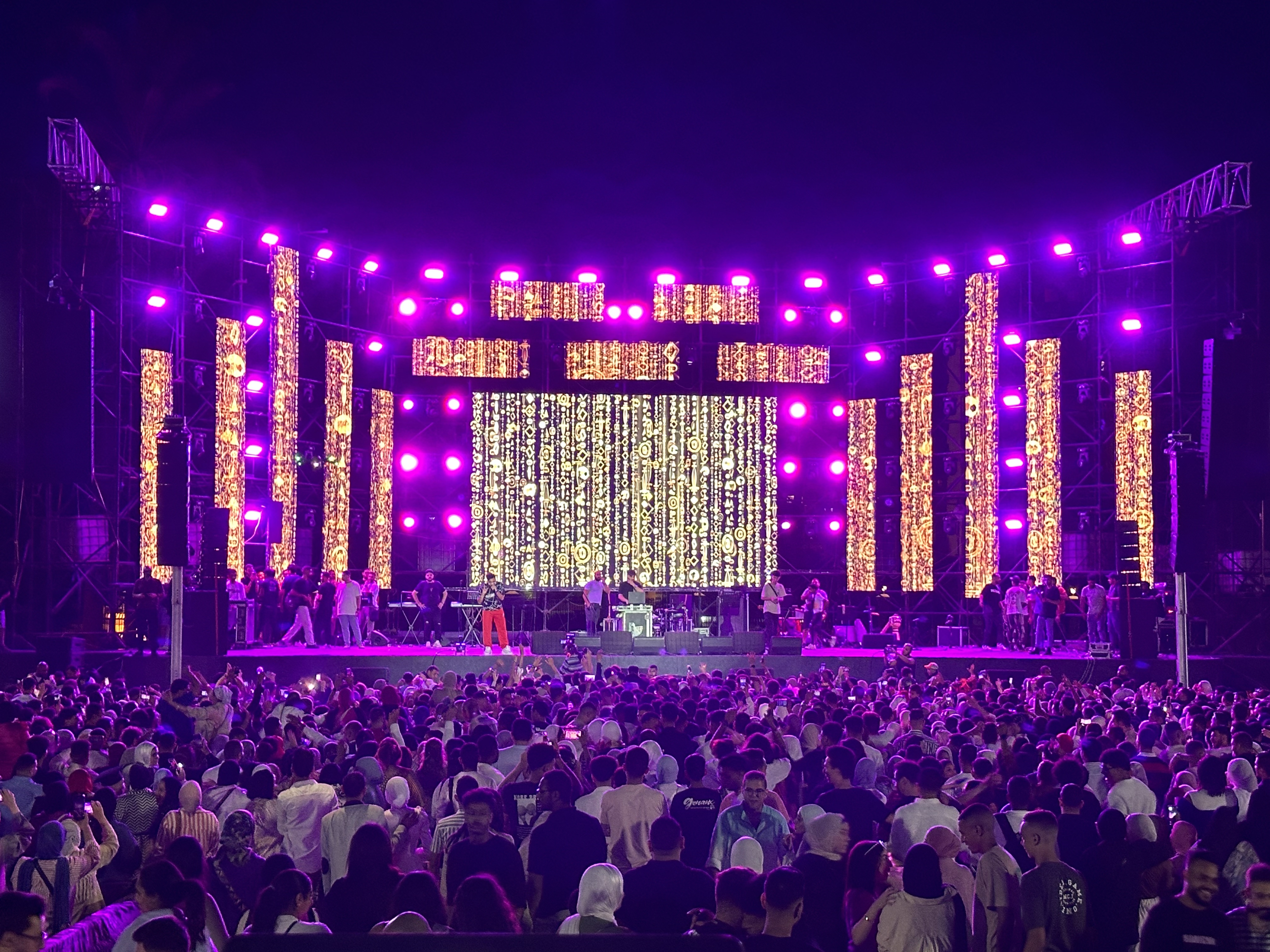 Tamer Ashour Live Concert: Dynamic Stage Lighting