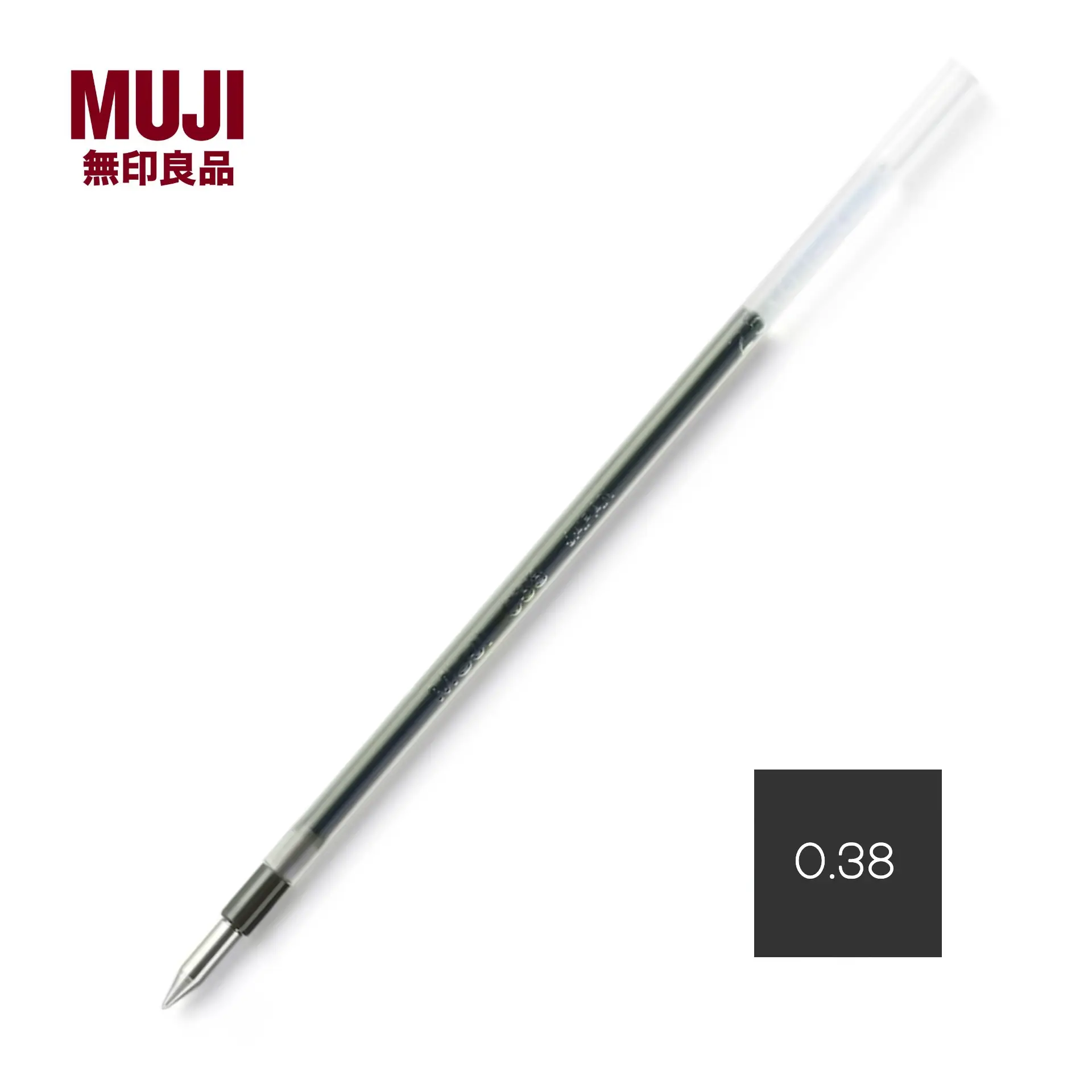 (RECARGA) Bolígrafo de tinta seca 0.38 NEGRO