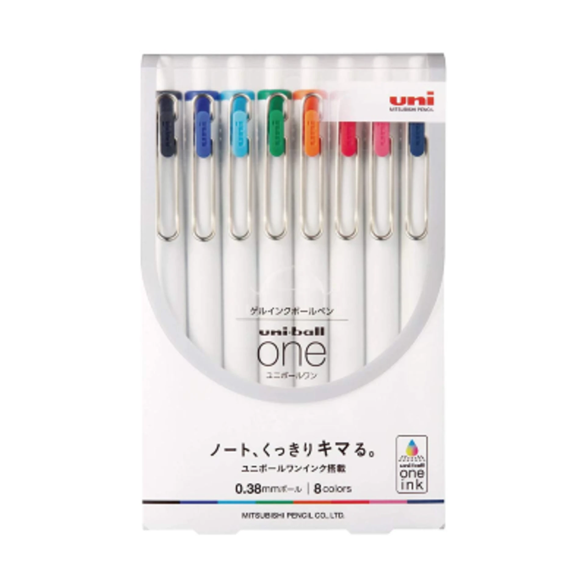 Bolígrafos ONE Gel 0.38 (Set x 8)