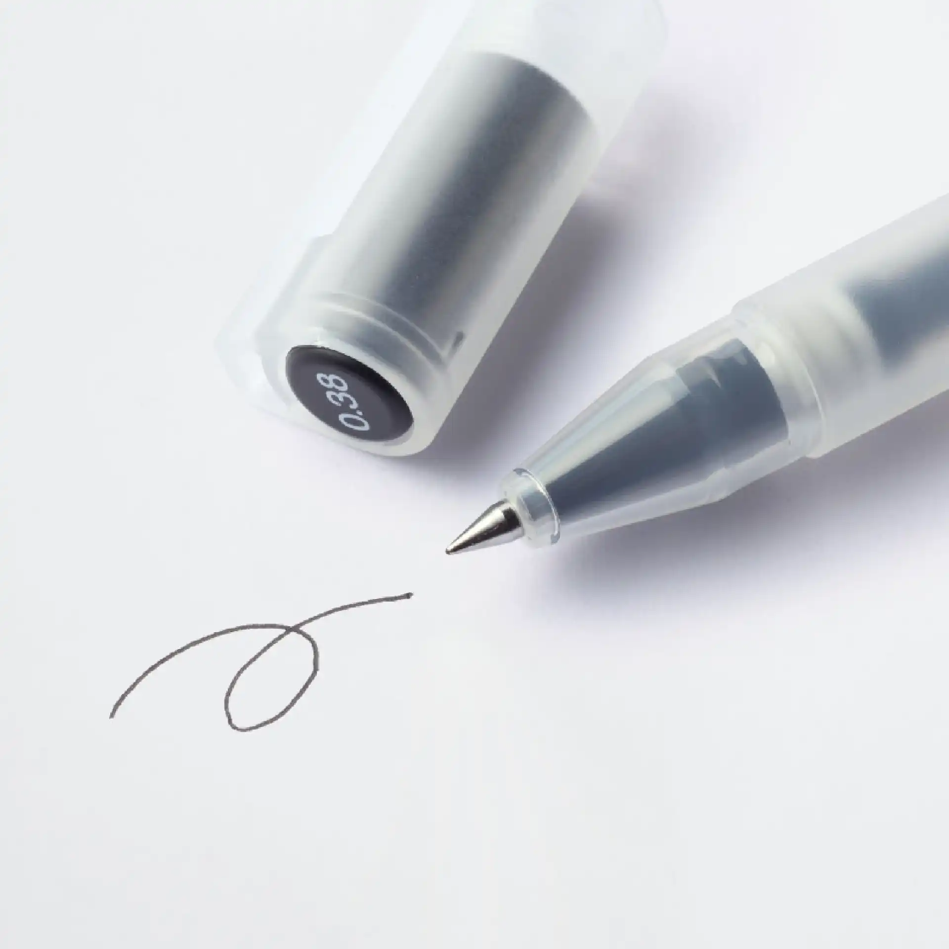 Bolígrafo MUJI Tinta Gel 0.38 NEGRO