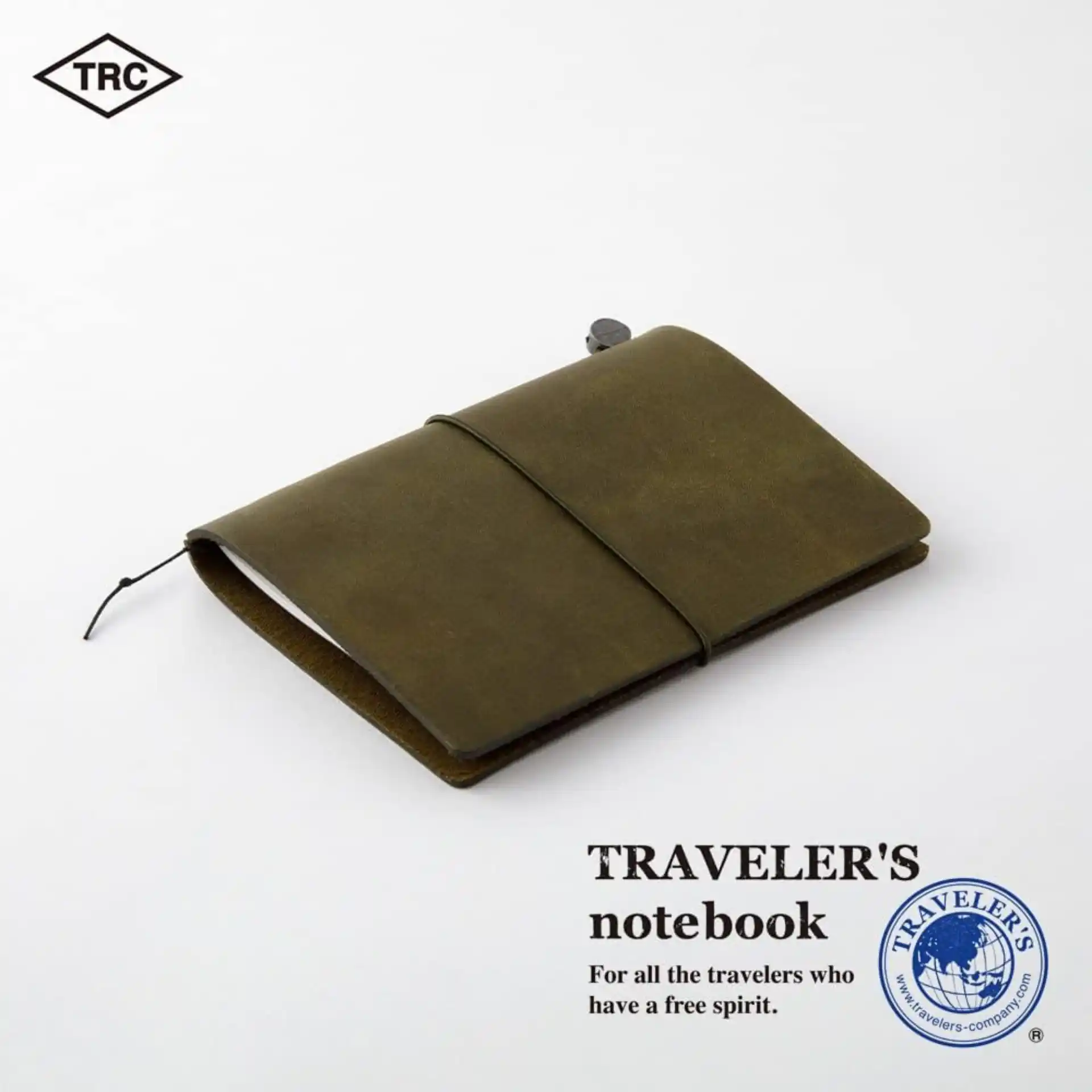 Set Traveler's Company Cuero PASSPORT SIZE Olive