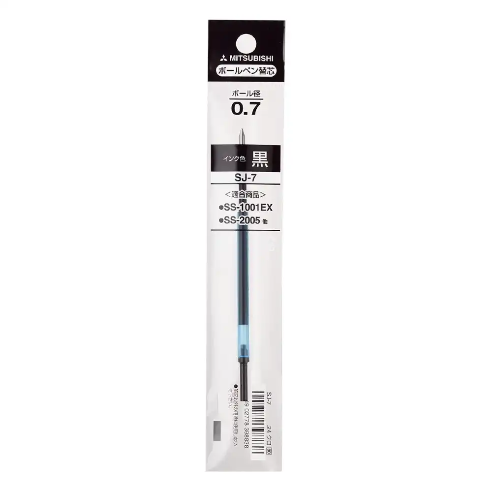 (RECARGA) Bolígrafo Pure Malt Premium SJ-7 0.7 NEGRO