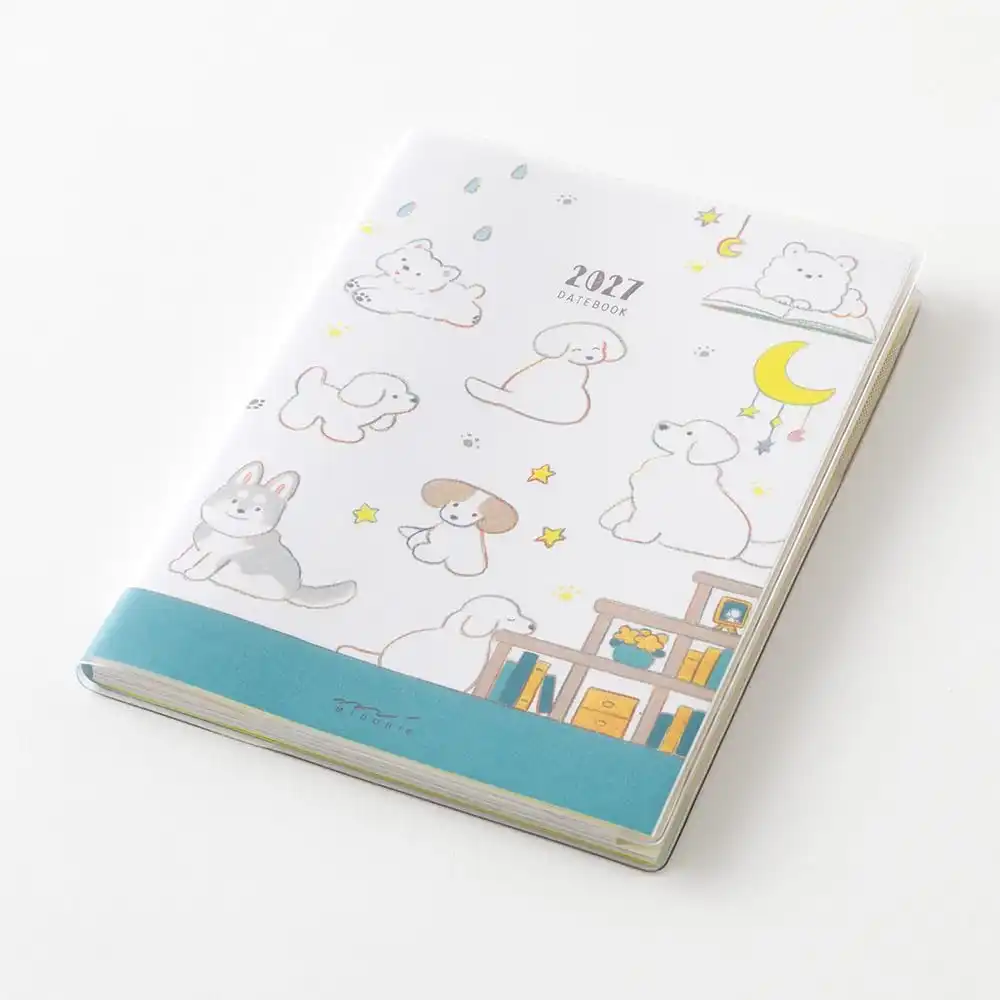 Planner 2027 Midori Pocket Dogs SEMANAL - A6