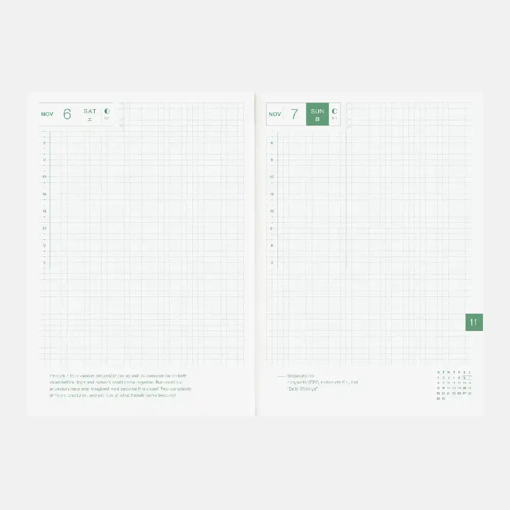 Hobonichi Techo Cousin 2027 A5 (Inglés) - imagen 3