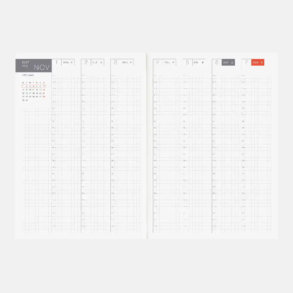 Hobonichi Techo Cousin 2027 A5 (Inglés) - imagen 2