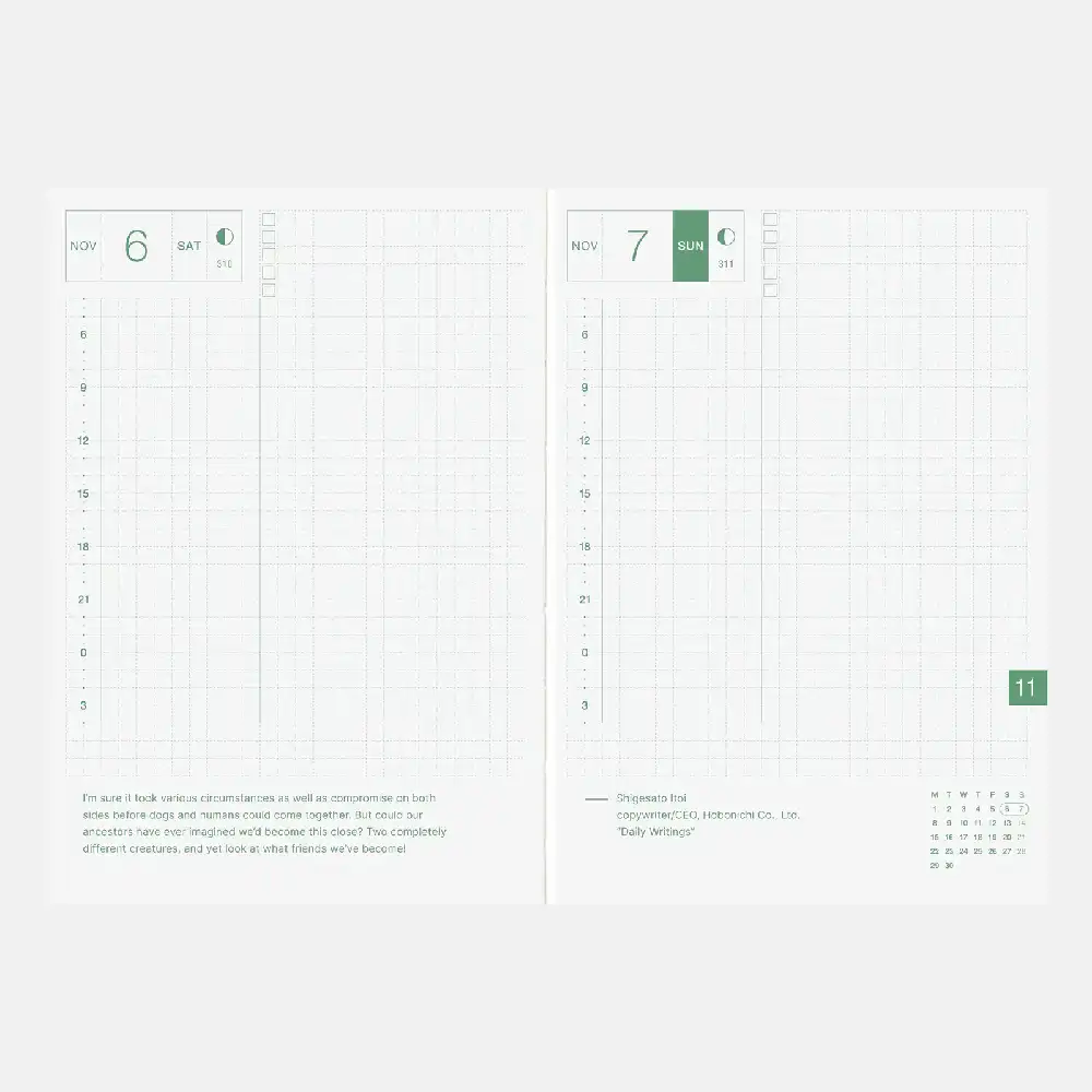 Hobonichi Techo 2027 A6 (Inglés) - imagen 3