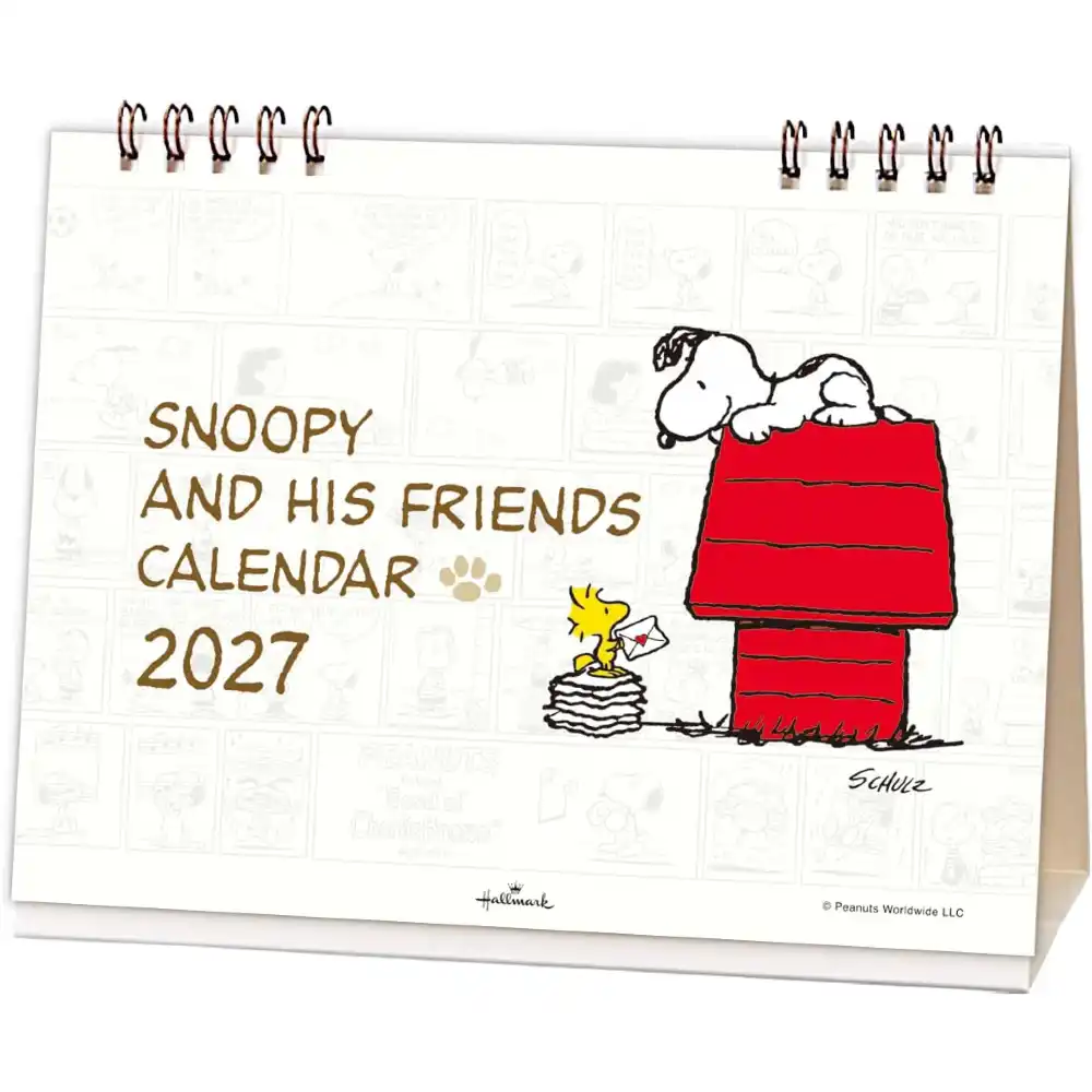 Calendario 2027 Snoopy (Hallmark JP)