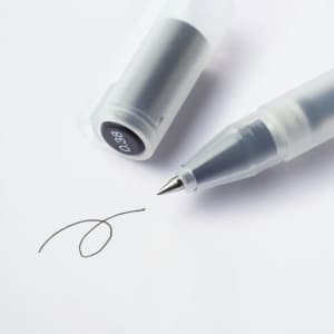 Bolígrafo MUJI Tinta Gel 0.38 NEGRO